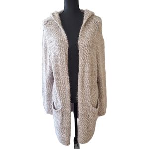 MOD Black Label gray open front cardigan